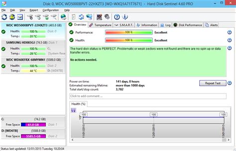 check my hard disk health